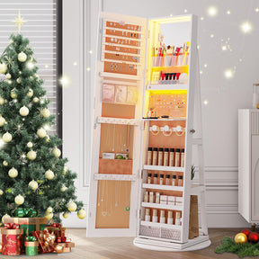 🔥Pre-Black Friday🔥 Espejo joyero 170 x 70 cm, espejo de cuerpo entero con organizador de joyas – Pagá 1 y llevate 2 ✨ 🎁